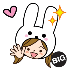BIG of rabbit-Girl