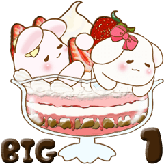 【Big】ぽっちゃりウサギ 1『Sweets』