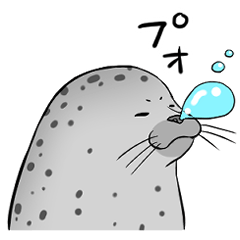 Seal greeting sticker !