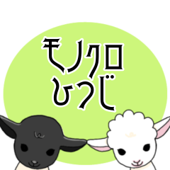 Black and white lambs