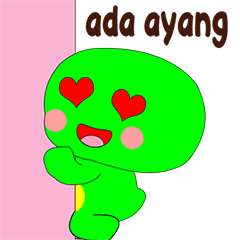 Dino Cadel :bucin – LINE stickers | LINE STORE