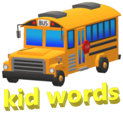 Kids common words on daily life