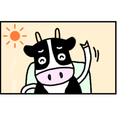 A Holstein bull Ushida: Online greeting