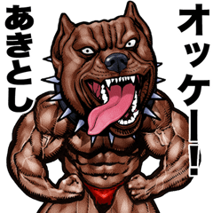 Akitoshi dedicated Muscle macho animal