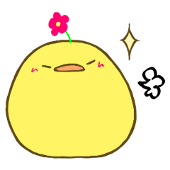 flower chick Sticker2