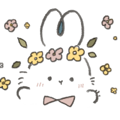 Lovely Rabbit pepe Stickers