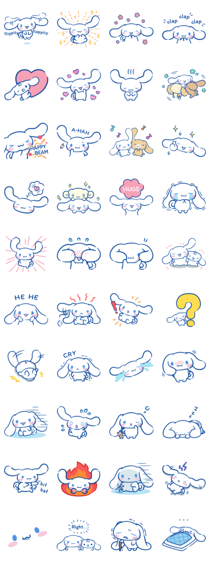 Cinnamoroll: All Expressions