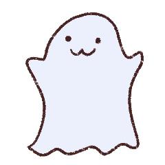 Ghost sticker japan