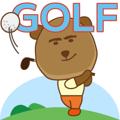 Golf Bear family