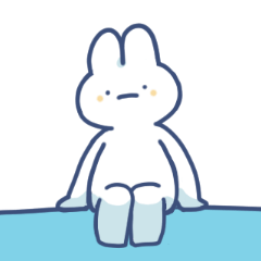 "Snow rabbit" Sticker