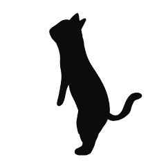 Silhouette cat 2