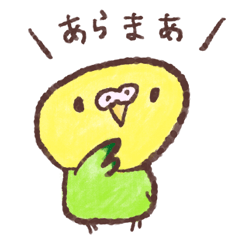 Cute budgerigar simple