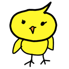 Cute chick Sticker 1