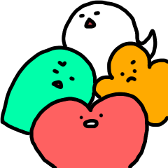 みたれのらくがき　ずけいさんたち