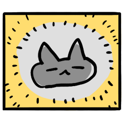 Japanese speaking gray cat