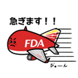 FDAのカラフルな飛行機たち