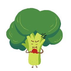 Angry broccoli