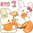 【Big】ぽっちゃりウサギ 3『フルーツ』
