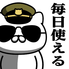 Military cat / daily sticker