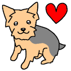 Dog Stamp Yorkshire Terrier
