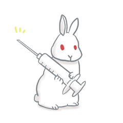 Health worker rabbit