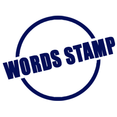 !WORDS STAMP