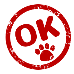 dog footprint Hanko stamp