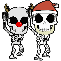 Christmas Skeleton JAPAN