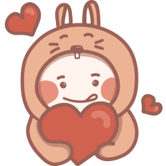 Mochi - chi - Rabbit Sticker