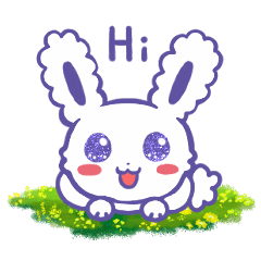 Shine Shine Rabbit(pt.1) - LINE スタンプ | LINE STORE