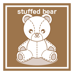 stuffed bear style (teddy bear)