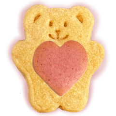 Icing bear cookie sticker