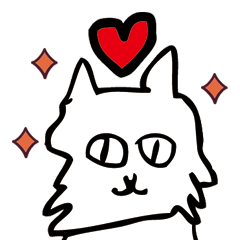cat with heart 3