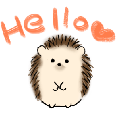 My dear hedgehog - in English
