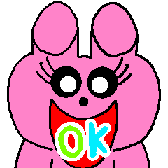 Animated Pink Rabbit – LINE stickers | LINE STORE