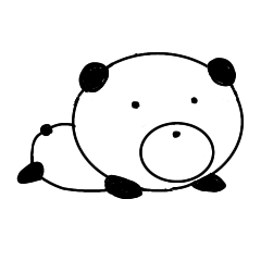 Panda-like bear