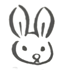 sad rabbit monocle