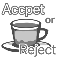 Accept or Reject stickers