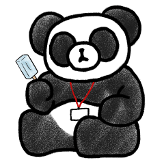 neckstrap panda(summer version)