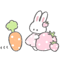 The fluffy bunny sticker34