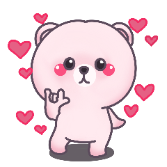 PingPing - Chibi Pink Bear