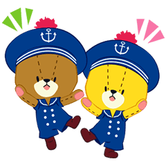 Tiny Twin Bears Lulu Lolo Line Stickers Line Store
