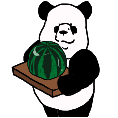 Dadada Panda Sticker 18th