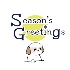 Stickers_Shih Tzu_i winter