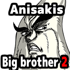 Anisakis big brother2 BIG sticker
