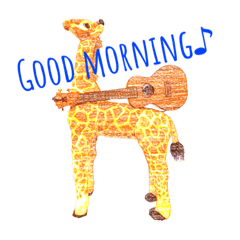 ukulele with giraffe