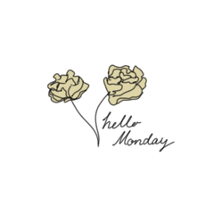 Hello Monday minimalist