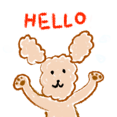 poodle loosy stickers