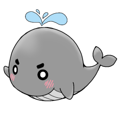 Sticker of Kujira-San