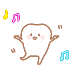 tooth tooth tooth friendly sticker